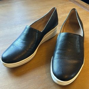 Naturalizer Leather Wedge Loafer